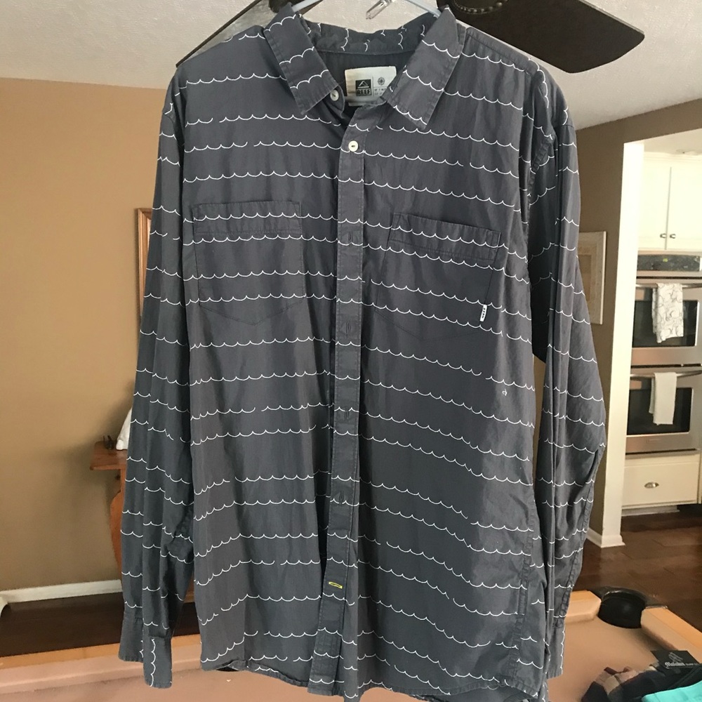 REEF button-up